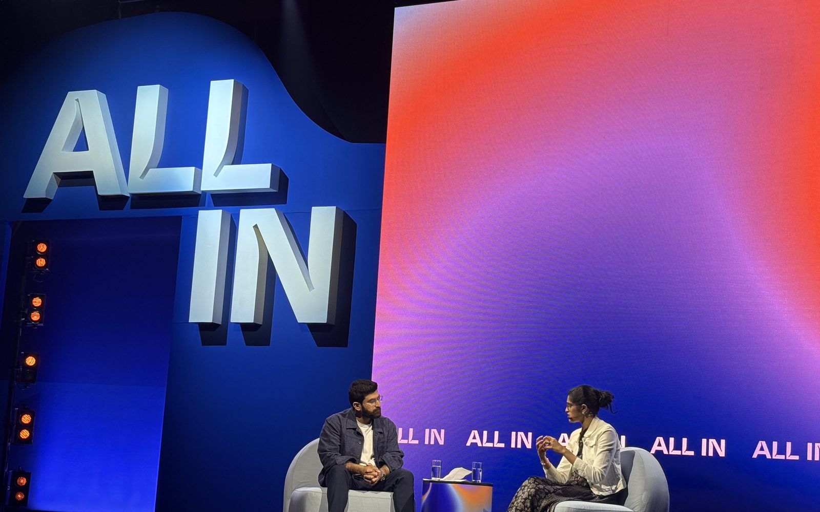 Speakers on the Forum Stage at ALL IN.