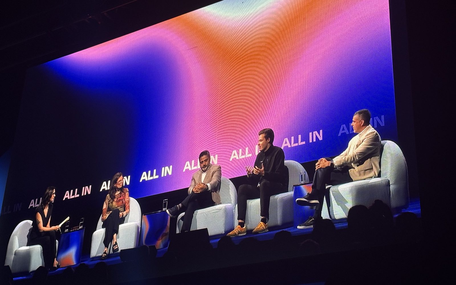 Panel discussion at ALL IN.