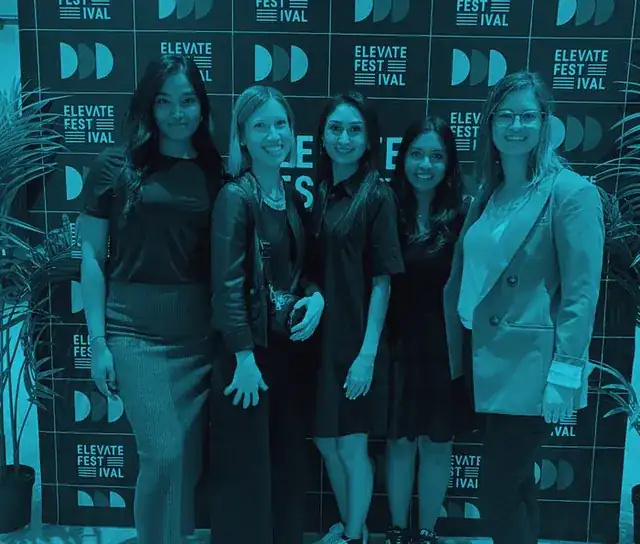 With the Elevate Festival team