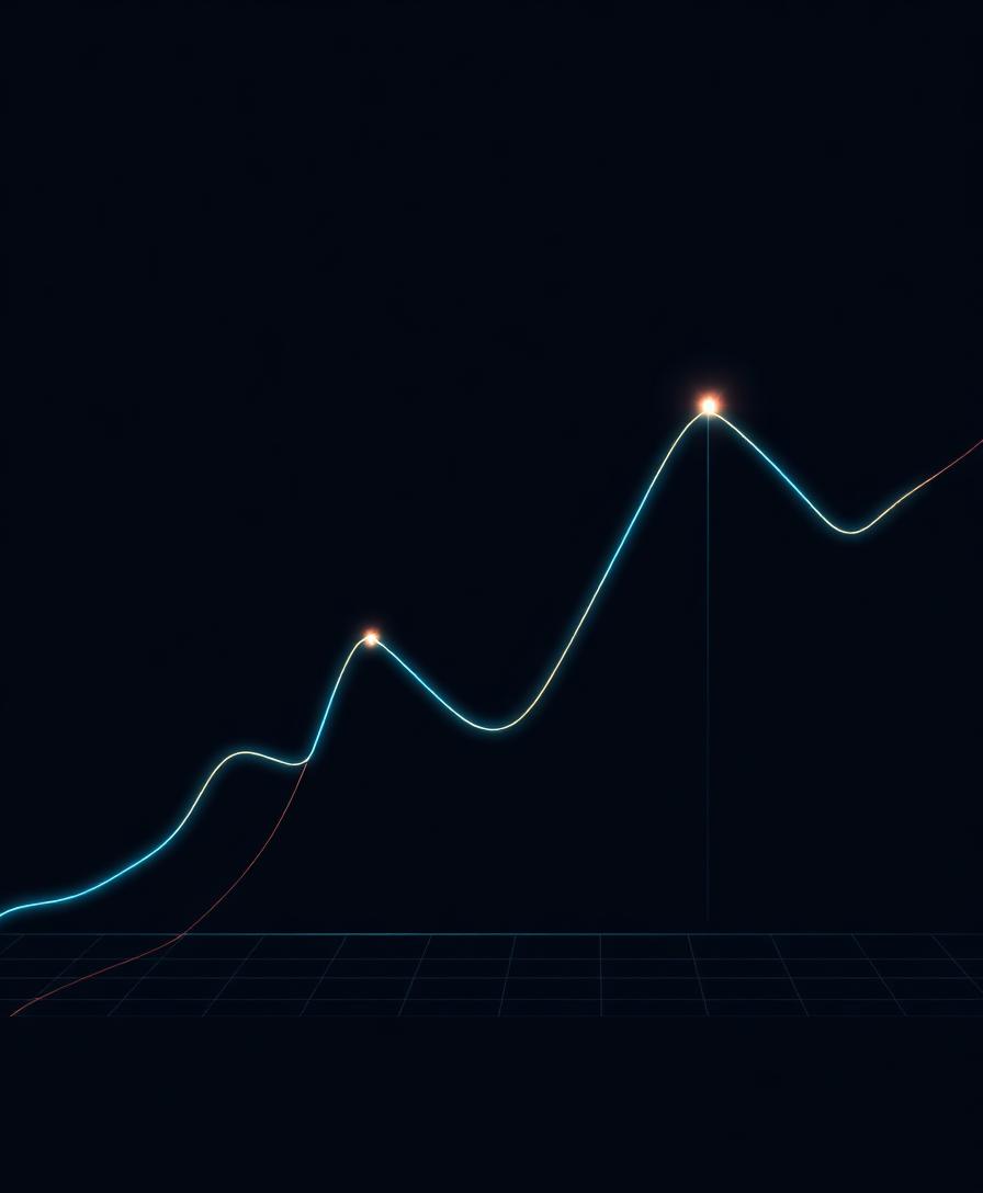 Abstract data visualization of marketing results